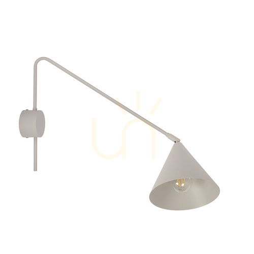 Kontrollera Vägglampa Sigma GALAXY 1xE27 grå beige stål 40939