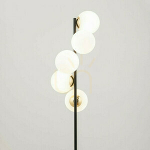 Golvlampa Sigma Piano svart mässing 5xG9 SKU 50365 small 1