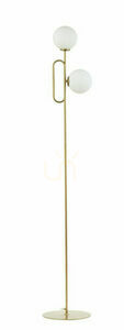 Golvlampa Sigma Tes G9 guld glas 164 cm SKU 50362 small 0