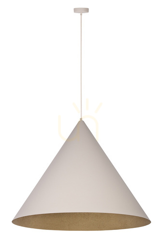 Kontrollera Pendellampa Sigma VESUVIO 3xE27 beige guld 77 cm SKU 41070