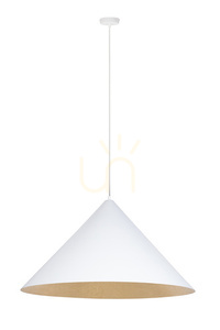 Pendellampa Sigma VESUVIO 1xE27 vit/guld 70 cm SKU 41027 small 0