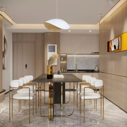 Kontrollera Pendellampa Sigma SONA vit guld E27 41098