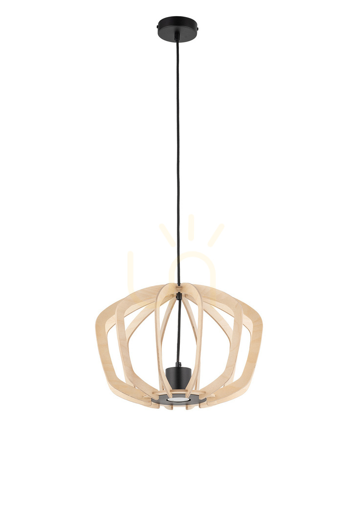 Kontrollera Pendellampa Sigma Summer trä björk svart 1xGU10 SKU 40925 Pendellampa Sigma Summer trä björk svart 1xGU10 SKU 40925
