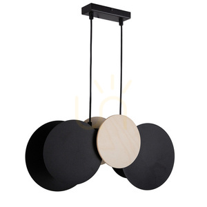 Pendellampa Sigma TOLA 2xE27 svart björk SKU 40895 small 0