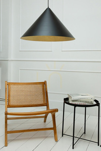Pendellampa Sigma VESUVIO 3xE27 svart/guld 70 cm 41038 small 0