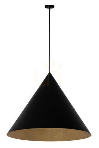 Kontrollera Pendellampa Sigma VESUVIO 3xE27 svart/guld 41040