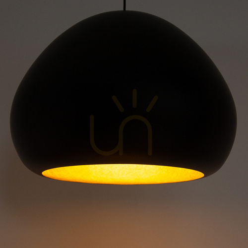 Kontrollera Pendellampa Sigma LAVA svart guld E27 loft 52 cm SKU 41077
