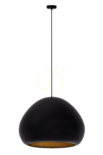 Kontrollera Pendellampa Sigma LAVA svart guld E27 loft 52 cm SKU 41077