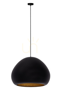 Pendellampa Sigma LAVA svart guld E27 loft 52 cm SKU 41077 small 0