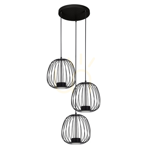 Kontrollera Pendellampa Sigma Bell Plus 3xGX53 svart 41101