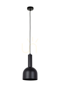 Pendellampa Sigma VITRUM svart 1xE27 stål 17 cm 41107 small 1