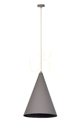 Kontrollera Pendellampa Sigma VESUVIO 1xE27 svart taupe Ø35 cm 41061