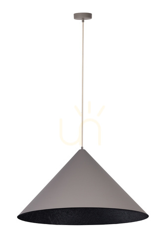 Kontrollera Pendellampa Sigma VESUVIO svart taupe 1xE27 Ø70 cm SKU 41062
