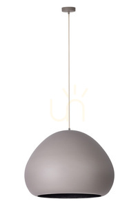 Pendellampa Sigma LAVA 1xE27 taupe svart 52 cm SKU 41081 small 0