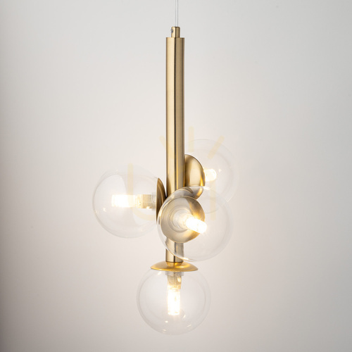 Kontrollera Pendellampa Sigma Perla Lux 4xG9 satin guld 40856