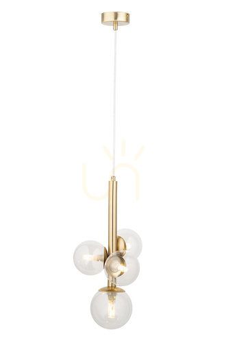 Kontrollera Pendellampa Sigma Perla Lux 4xG9 satin guld 40856