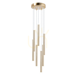 Pendellampa Sigma SOPEL LUX 7xG9 borstat guld 40960 small 0
