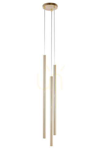 Kontrollera Pendellampa Sigma SOPEL LUX 3xG9 borstat guld SKU 40964