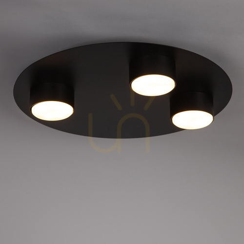 Kontrollera Plafond Sigma STAR svart 3xGX53 40 cm 40910