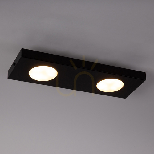 Kontrollera Plafond Sigma HERO svart 2xGX53 12W 40920