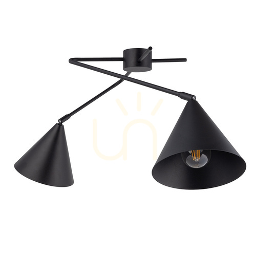 Kontrollera Plafond Sigma GALAXY svart 2xE27 77 cm 40937
