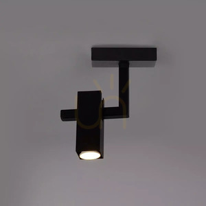 Plafond Sigma svart GU11 1-ljus lackerat stål 41018 0 Plafond Sigma svart GU11 1-ljus lackerat stål 41018 small 0