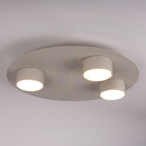 Kontrollera Plafond Sigma STAR 3xGX53 grå beige 40 cm 40913