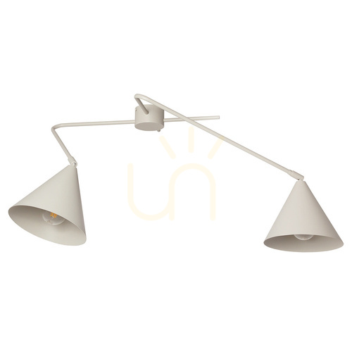 Kontrollera Plafond Sigma GALAXY 2xE27 grå beige 40941