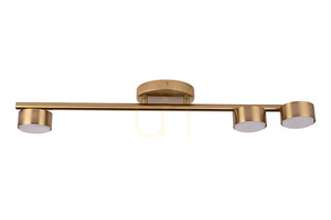 Plafond Sigma PUNTO 3xGX53 borstat guld 40825 small 0