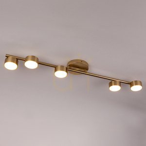 Plafond Sigma PUNTO 5xGX53 borstat guld 40827 1 Plafond Sigma PUNTO 5xGX53 borstat guld 40827 small 1