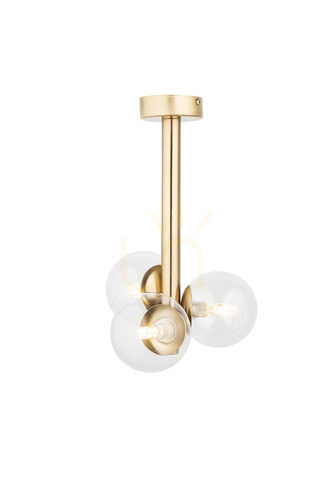 Kontrollera Plafond Sigma PERLA LUX 3xG9 satin guld 40852