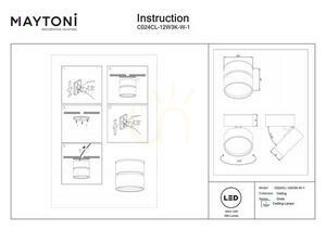 Plafond ONDA C024CL-12W3K-W-1 Maytoni small 7