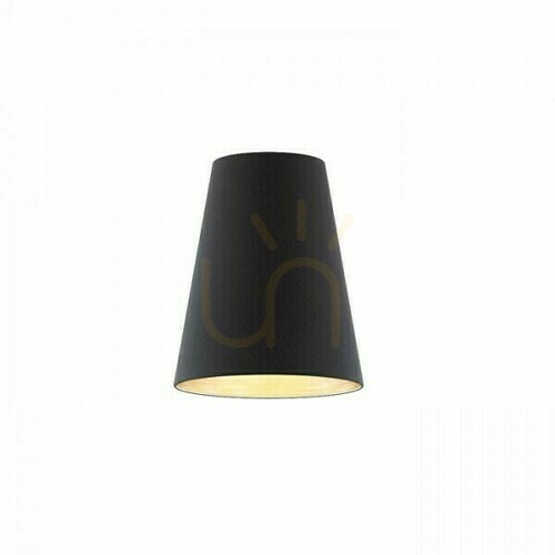 Kontrollera Skärm, Conny 25/30 Bordslampskärm Polycotton Svart/Vit PVC Max. 23 W
