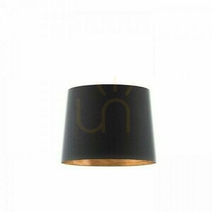 Skärm, Lampskärm Aspro 40/30 Polycotton Svart/Vit PVC Max. 23 W small 1