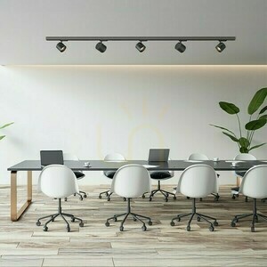 Iris 9 till 3-fasreflektor. Rails Svart 230 V Led 12 W 24° 3000 K small 1