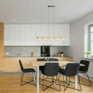 Noctis Taklampa i trä/opalglas 230 V Led G9 5x7 W. small 3