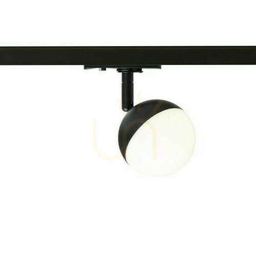 Kontrollera Lyra strålkastare för 1 fas. Rails Svart Mjölk Akryl 230 V Led 5 W 3000 K