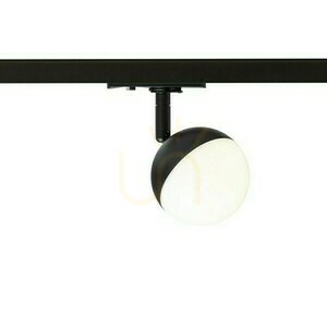 Lyra strålkastare för 1 fas. Rails Svart Mjölk Akryl 230 V Led 5 W 3000 K small 2