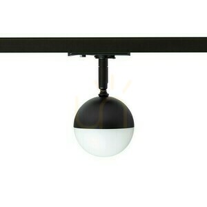 Lyra strålkastare för 1 fas. Rails Svart Mjölk Akryl 230 V Led 5 W 3000 K small 4