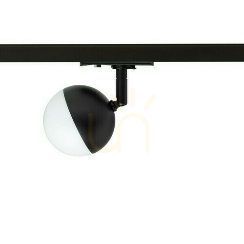 Kontrollera Lyra strålkastare för 1 fas. Rails Svart Mjölk Akryl 230 V Led 5 W 3000 K