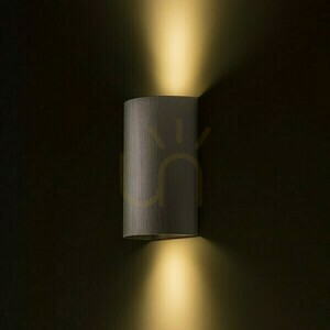 Vägglampa Capri R Borstad Brons 230 V Led Gu10 2x9 W. 2 Vägglampa Capri R Borstad Brons 230 V Led Gu10 2x9 W. small 2