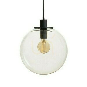 Boulder 30 Taklampa Transparent Glas/Svart 230 V Led E27 15 W. small 4
