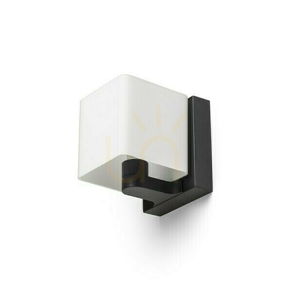 Kontrollera Vägglampa Philly vägglampa Svart opalglas 230 V Led G9 7 W. Vägglampa Philly vägglampa Svart opalglas 230 V Led G9 7 W.