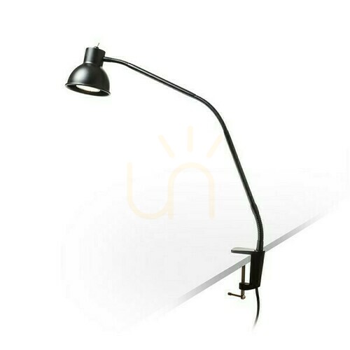 Kontrollera Harmony bordslampa med skrivbordsklämma Svart 230 V Led Gu10 8 Watt.