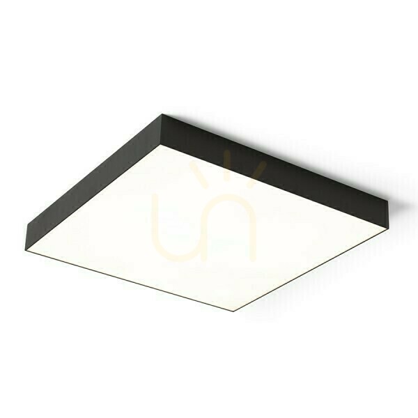 Utsikt Larisa Sq 60 Dimm Takplafond Svart 230 V Led 100 W 3000 K 4000 6500 Larisa Sq 60 Dimm Takplafond Svart 230 V Led 100 W 3000 K 4000 6500