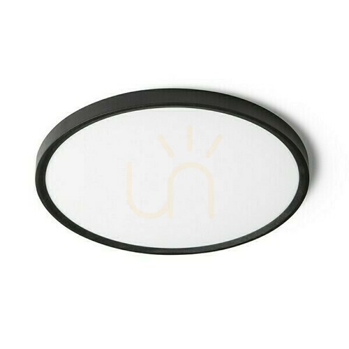 Kontrollera Plafond Lana 40 Utanpåliggande svart plast 230 V Led 32 W 3000 K 4000 6000
