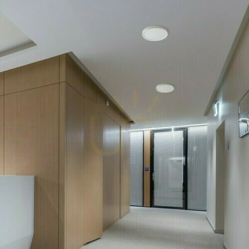 Kontrollera Plafond Lana 23 Utanpåliggande vit plast 230 V Led 18 W 3000 K 4000 6000