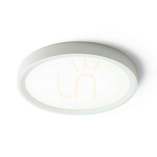Kontrollera Plafond Lana 23 Utanpåliggande vit plast 230 V Led 18 W 3000 K 4000 6000