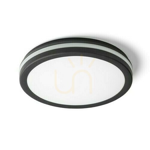 Kontrollera Plafonds Utomhus Sono 30 Utanpåliggande svart plast 230 V Led W Ip65 3000 K 4000 6000