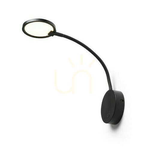 Kontrollera Vägglampa Celeste Svart 230 V Led 4,8 W 3000 K